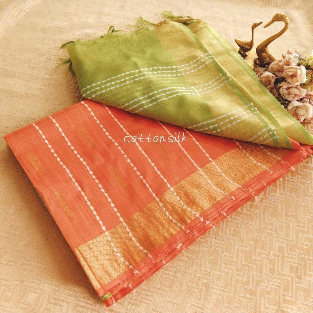 Premium linen saree